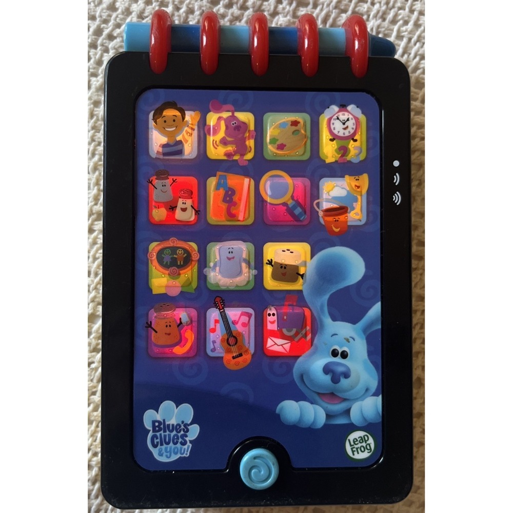 Blues Clues Electronic Notebook Toy Talks Lights 2020‎ LeapFrog WORKS